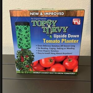 Upside Down Tomato Planter - Green